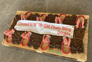 lot 48093 image: Land Honor Set of 8  Double Legs Lifting Chain Sling   LHR-G80