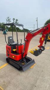 lot 50001 image: Red Mini Excavator with RATO Gas Engine   ZJ-12-RED
