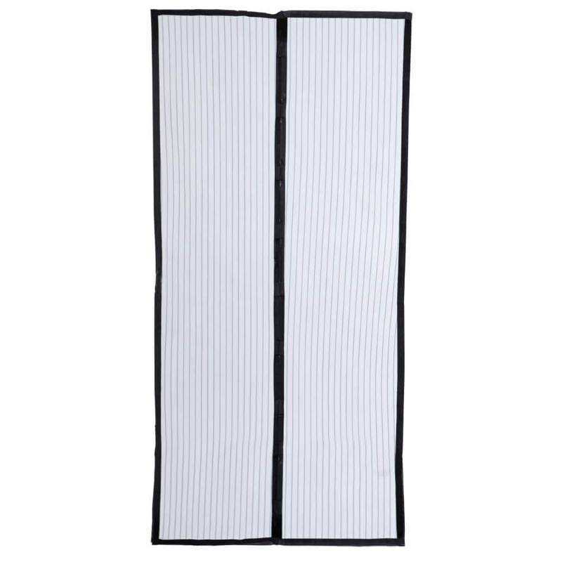 lot 204 image: Magic Mesh Deluxe Hands-Free Magnetic Screen Door 39 x 83 inches