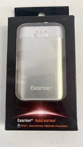lot 17204 image: Ewarmer HT671 Hand Warmer Power Bank 7800mAh - Retail $25
