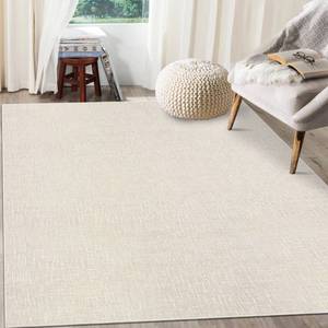 lot 17232 image: RUGSREAL 8x10 Washable Rug for Living Room Non-Slip Modern Abstract Area Rug Stain Resistant Large Bedroom Rug Contemporary Accent Throw Floor Carpet Solid Rug for Dining Room Home Decor, Cream - Retail $90