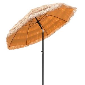 lot 17233 image: Funsite 6ft Tiki Umbrellas for Outside, UV Protect Thatch Umbrella with Tilt Design, Thatch Patio Umbrella for Outdoor Tiki Bar, Tropical Palapa Tiki Hut Hawaiian Hula Beach Umbrella - Retail $50
