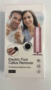 lot 17239 image: Electric Foot Callus Remover FCM-01 - Retail $25