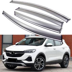 lot 17257 image: SHIBIDEBAOHUA Wind Deflectors Rain Guards Compatible with 2020-2025 Buick Encore GX, Sun Shield Window Visor, Tape-On 4 pcs - Retail $90