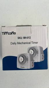 lot 17263 image: Tiffcofio Daily Mechanical Timer SKU MH-012 - Retail $15