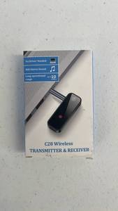 lot 17281 image: C28 Wireless Audio Transmitter & Receiver - Retail $25