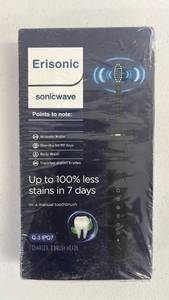 lot 17304 image: Erisonic Sonicwave Electric Toothbrush Q-3 IPQ7 - Retail $25