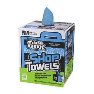 lot 14115 image: Sellars Wipers And Sorbents 5520201 Blue Shop Towels