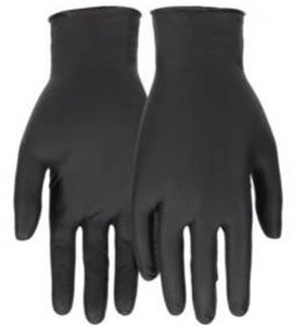 lot 14127 image: Boss Medium Black Nitrile Gloves