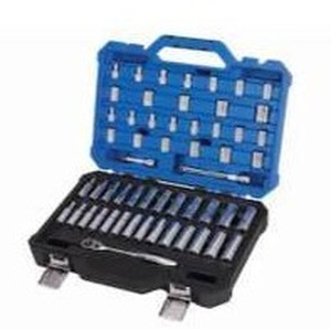 lot 14152 image: Kobalt 55 -Piece Metric and standard (SAE) Mechanics Tool Set with Hard Case