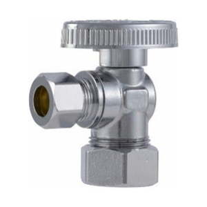 lot 14155 image: SharkBite COMPA1238Z Compression Ball Angle Valve  12-inch  Brass