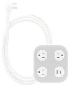 lot 14160 image: Utilitech 6-ft Surge Protector 3 -Outlet 250 Joules 1875 -Watts White Indoor Wall tap Surge Protector