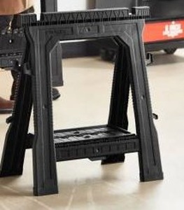 lot 14210 image: Kobalt Plastic Folding Sawhorse, 1 Piece