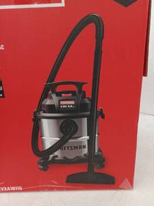 lot 14217 image: Craftsman 4.0 HP 5.0 Gallon Shop Vacuum with Attachments