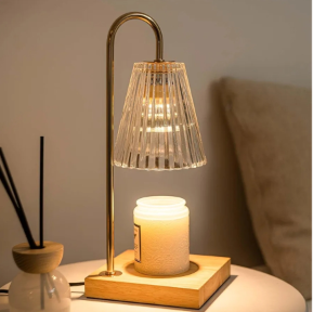 lot 3234 image: Candle Warmer Lamp with Timer Dimmer, Birthday Gifts for Mom Women Friend Sister, House Warming Gift New Home, Vintage Clear Wax Melt Warmer, Dorm Room Office Apartment Home Decor