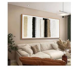 lot 1723 image: Abstract Canvas Wall Art Decor Maximalist Home paintings Decor Wall Art Prints Modern Framed Wall Decorations Multicolor Overlapping Strips Artwork 20�40 inch for Living Room Wall Bedroom Kitchen Office Decor