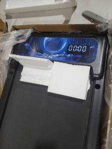 lot 1741 image: Walking Pad Treadmill for Home with Handle Bar no remote