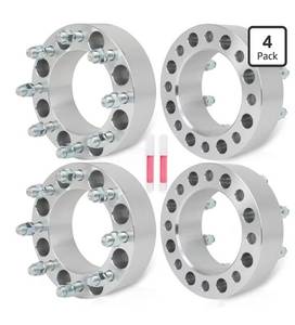 lot 1749 image: ECCPP 4PCS 8x6.5 to 8x6.5 Wheel Spacers 8x165.1mm 2.5 8 Lug 916 126mm for Ram 3500 2003-2010 for E-150 Econoline 2007-2008 for E-250 Econoline 1992-2002