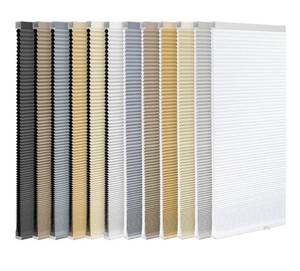 lot 1847 image: LazBlinds Cordless Cellular Shades, Light Filtering Honeycomb Shades for Home, Thermal Insulation Noise Reduction Blinds for Windows, 30 W x 64 H, Grey