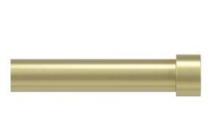 lot 1879 image: Umbra Cappa Curtain Rod, Includes 2 Matching Finials, Brackets & Hardware, 36 to 66-Inches, Gold