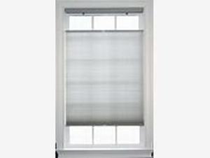 lot 1877 image: Cordless Top Down Bottom Up Honeycomb Cellular Shade 49x72 Inch grey