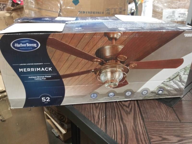 Harbor Breeze Merrimack 52 Ceiling Fan Tons Of Good Gifts