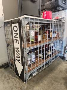 lot 5011 image: Lockable Wire Storage Cage