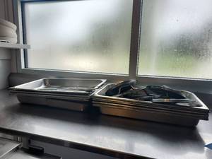 lot 5016 image: Commercial Kitchen Stainless Steel Cookware Set