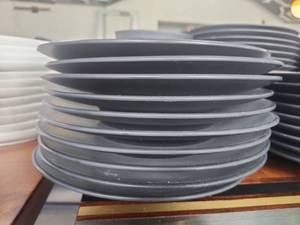 lot 5064 image: Lot of 10 Gray&nbspAcopa Brand Melamine Dishes