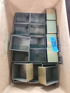 lot 5083 image: Set of 18 Stainless Steel Table Buckets