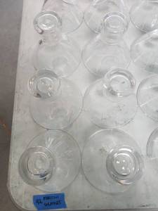lot 5093 image: Set of 6&nbspAcopa-Pangea&nbspGlass Martini Cocktail Glasses