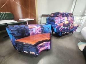 lot 5151 image: Custom-Made Sectional Sofa Set