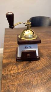 lot 3240 image: Manual Coffee Grinder with Brass Burr