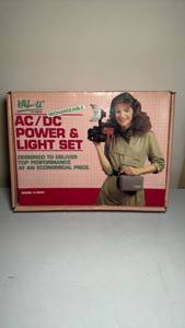 lot 3308 image: VAL-U ACDC Rechargeable Power & Light Set Model V-8500