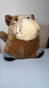 lot 3322 image: Plush bulldog Stuffed Animal Toy