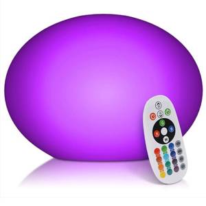 lot 9685 image: MoNiBloomLED - Decor Light - Oblate Ball L - 16 Colors