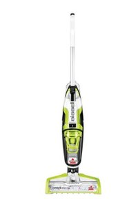 lot 9689 image: BISSELL - CrossWave All-in-One Multi-Surface Wet Dry Upright Vacuum - Molded White, Titanium & Cha Cha Lime Green accent