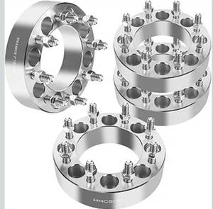 lot 9700 image: 8x6.5 to 8x170 Wheel Spacers 2 (50mm) Bore 126.15mm with 916-18 Studs for 1980-1998 Ford F250 F350  1992-2007 Ford E250 E350  1995-2010 Dodge Ram 2500 3500, 4PCS 8x165.1 to 8x170 Wheel Adapters