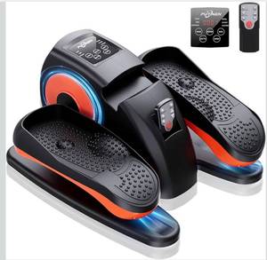 lot 9741 image: Putnen Under Desk Elliptical Machine, Electric Elliptical Leg Exerciser for Seniors with 12 Adjustable, Portable Quiet Elliptical Exercise Machine, Seated Pedal Exerciser with Remote Control