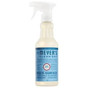 lot 9763 image: Mrs. Meyers Clean Day Rainwater All Purpose Cleaner - 16 fl oz Paraben-Free, Formaldehyde-Free, Spray Bottle, Multipurpose Use
