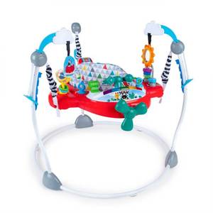 lot 9811 image: Baby Einstein Ocean Explorers Airplane Adventure 2-in-1 Activity Jumper Freestanding Design, Maximum Weight 26 lbs