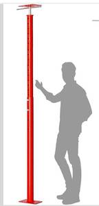 lot 9883 image: House Floor Jacks Post Pole for Leveling