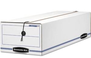 lot 9885 image: Bankers Box LIBERTY Check and Form Boxes, Standard Set-Up, String and Button, 9 12 x 23 14 x 6 Inches, Case of 12 (00022)