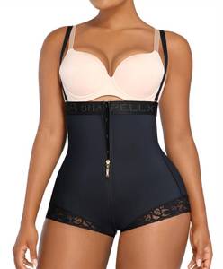 lot 9956 image: SHAPELLX Shapewear Bodysuit for Women Tummy Control Panties Faja Body Shaper Fajas Colombianas Moldeadoras Black M