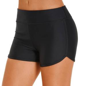 lot 9957 image: HODOSPORTS 3 Womens Swim Shorts High Waisted Boy Short Swimsuit Bottom Tummy Control Board Shorts Bathing Suit with Full Liner Black M