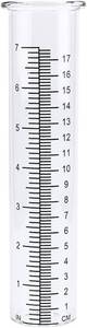 lot 170 image: 7 Capacity Rain Gauge Glass Replacement Tube for YardGarden