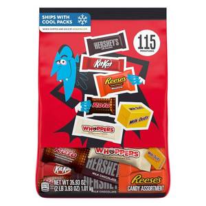 lot 181 image: Hershey Miniatures Assorted Flavored Halloween Candy 35.93 oz