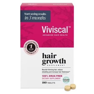 $90 Viviscal Hair Growth Supplements for Women, 180 Tablets, 90-Day