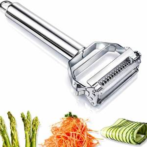 lot 237 image: Julienne Peeler, Stainless Steel Double-Sided Veg Cutter & Slicer