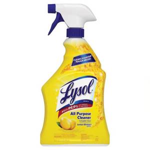 lot 245 image: Lysol Lemon Scent All Purpose Cleaner Liquid 32 oz